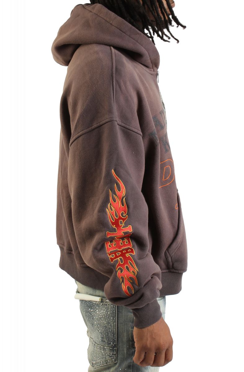 DIET STARTS MONDAY Hell Bent Full Zip Sweatshirt DSM-FA25-015