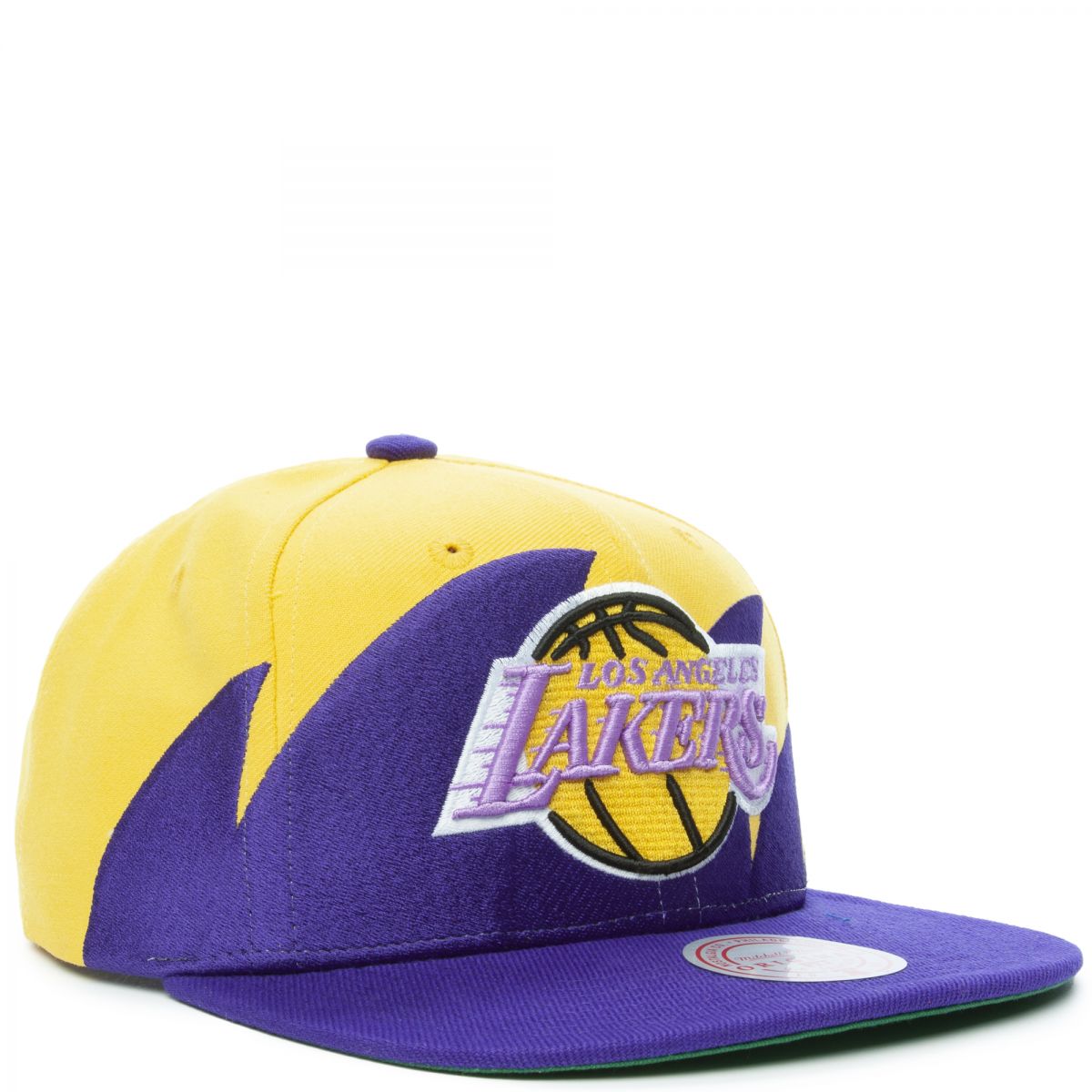 Mitchell & Ness LA Lakers Shark Tooth Snapback - SoleFly