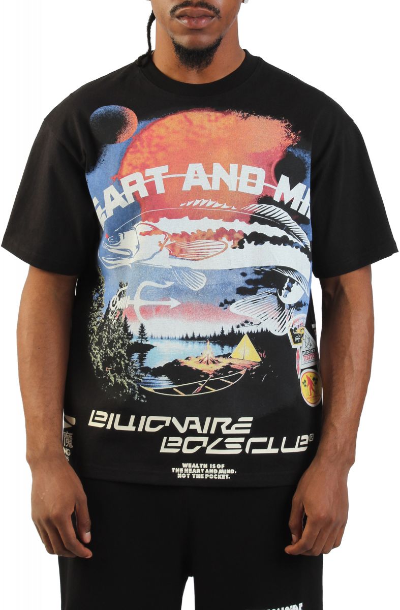 BILLIONAIRE BOYS CLUB Hook T-Shirt Boxy Fit 861-1314-BLK - Karmaloop