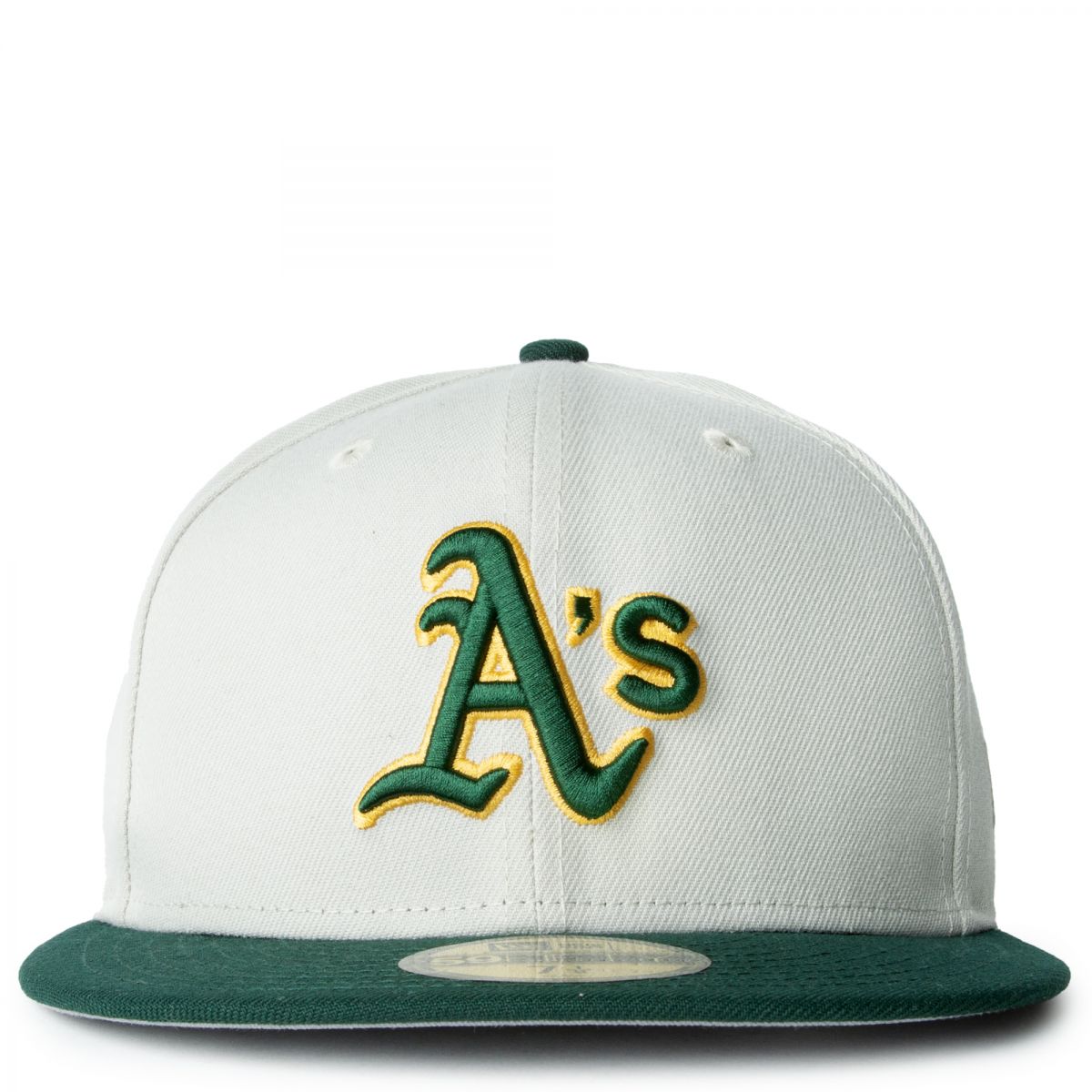 New Era 59Fifty Oakland Athletics Logo Patch Jersey Hat - White