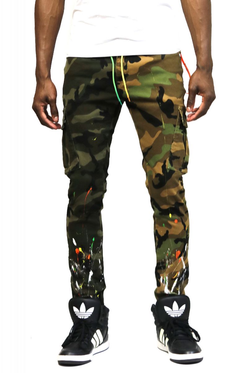 mixed camo pants