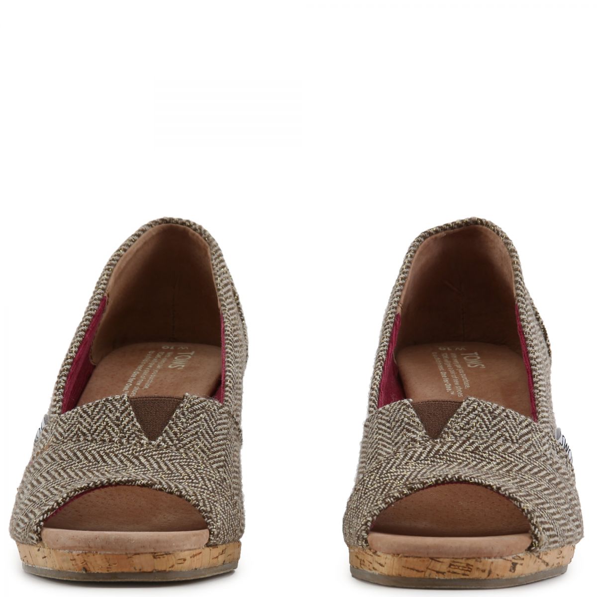 toms denim wedges