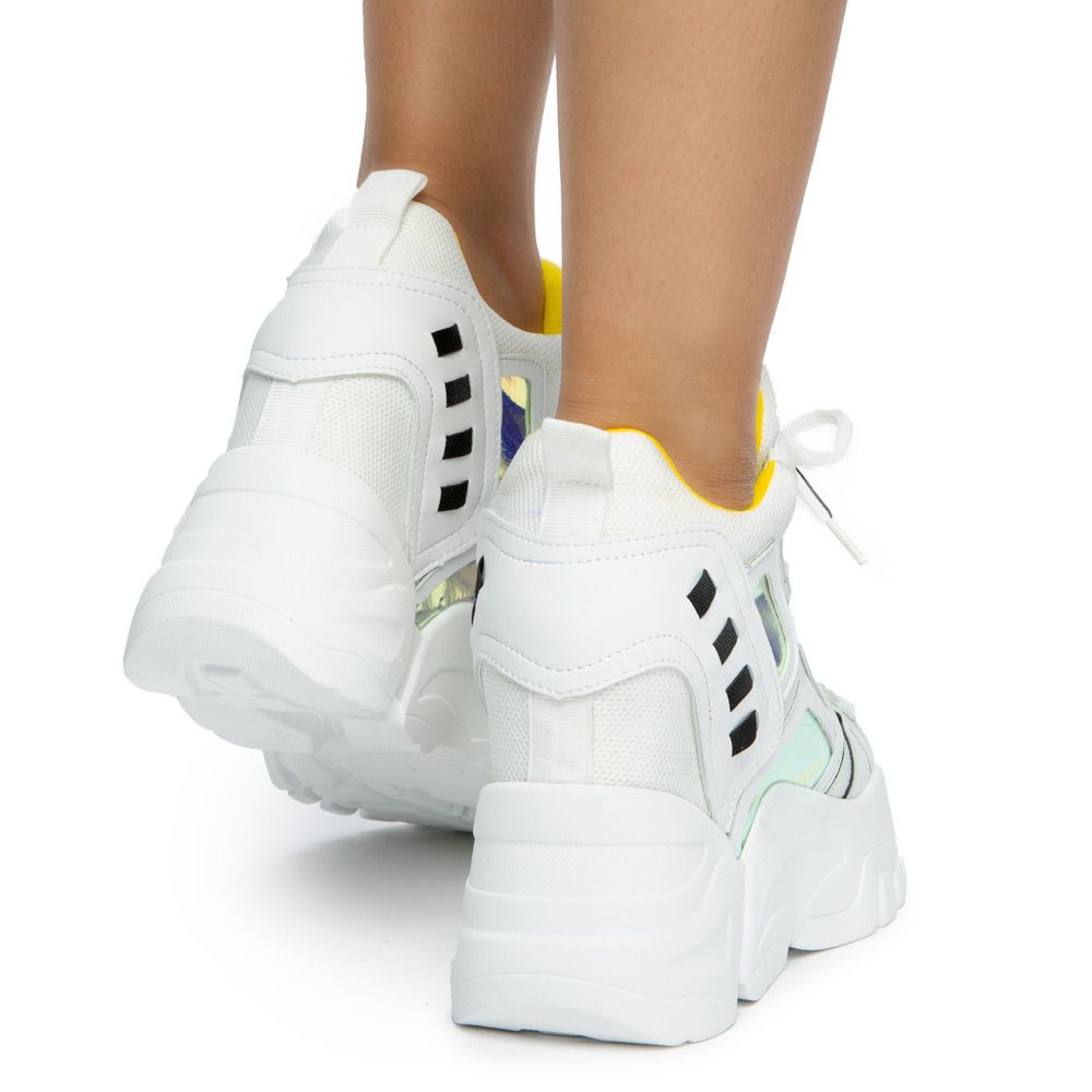 あゆみ★ ANTHONY WANG LIME-02 PLATFORM SNEAKERS LIME-02-WHT - Karmaloop