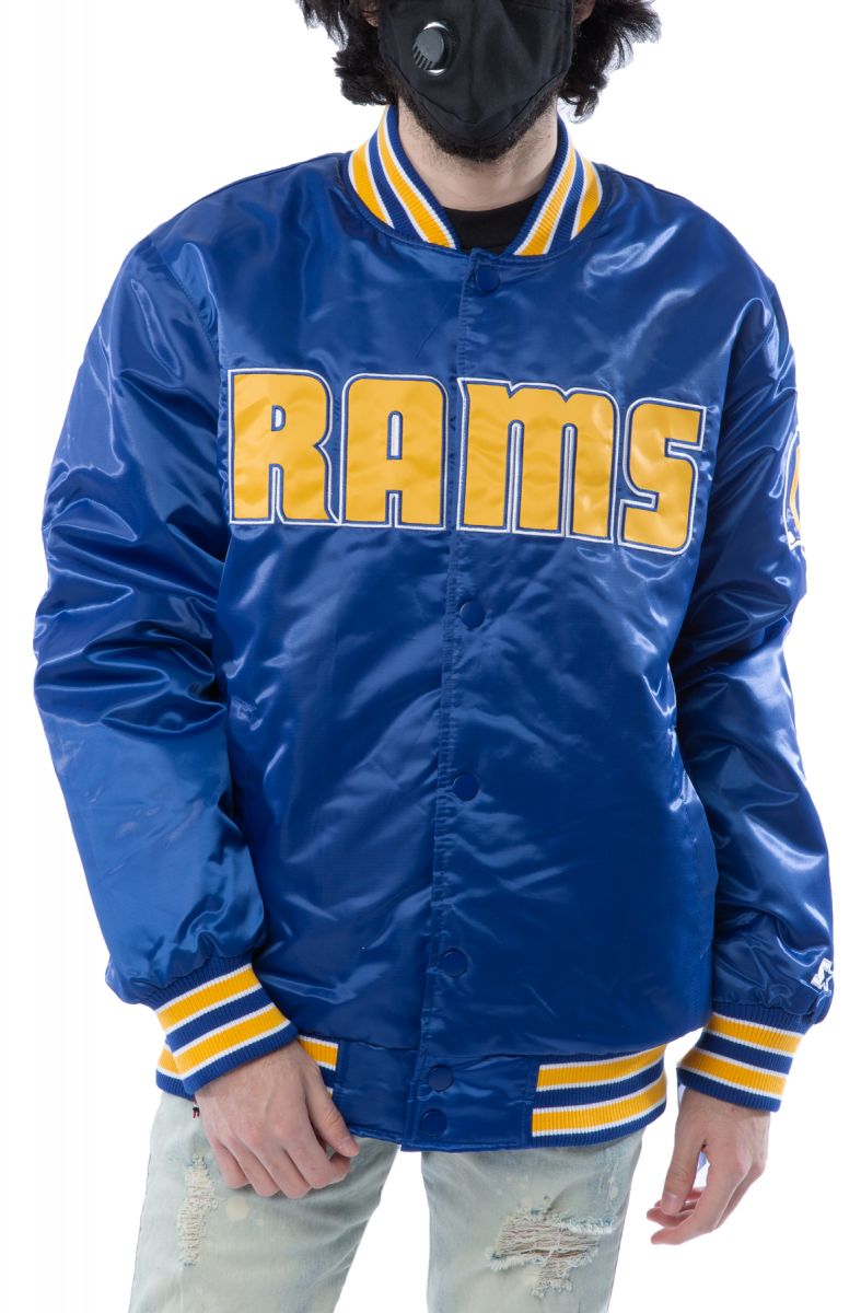 STARTER Los Angeles Rams Varsity Jacket LS9L0155-RAM - Karmaloop