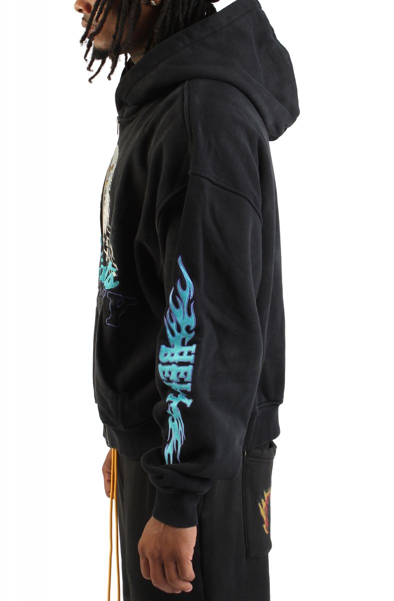 DIET STARTS MONDAY Hell Bent Full Zip Sweatshirt DSM-FA25-016
