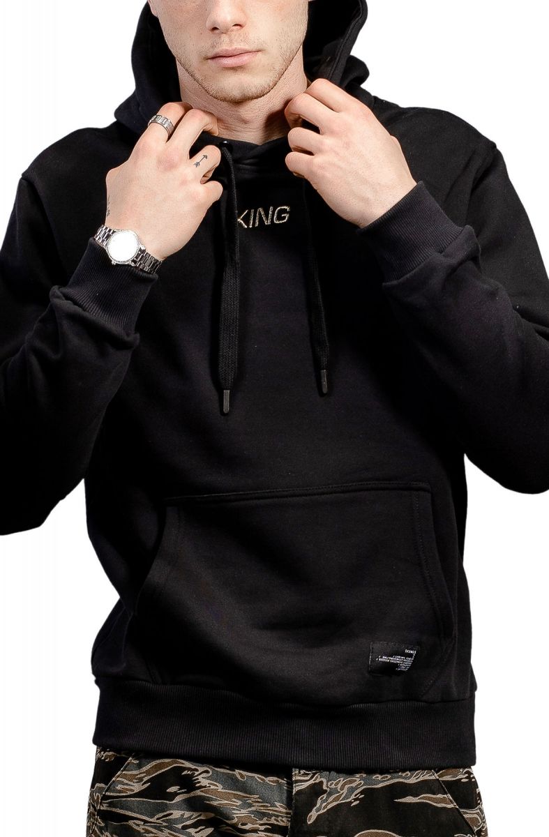 KING APPAREL Defy Hoodie - Black SS19-DEHB - Karmaloop