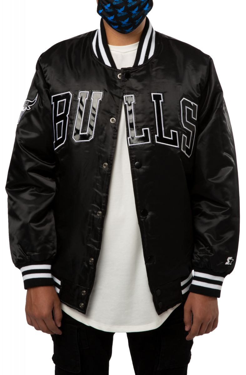 STARTER Chicago Bulls Varsity Jacket LS83B633CGB - Karmaloop