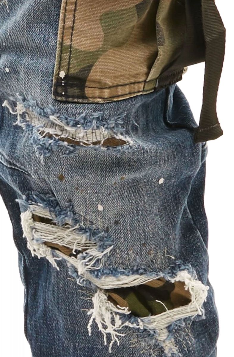 camo cargo jeans womens