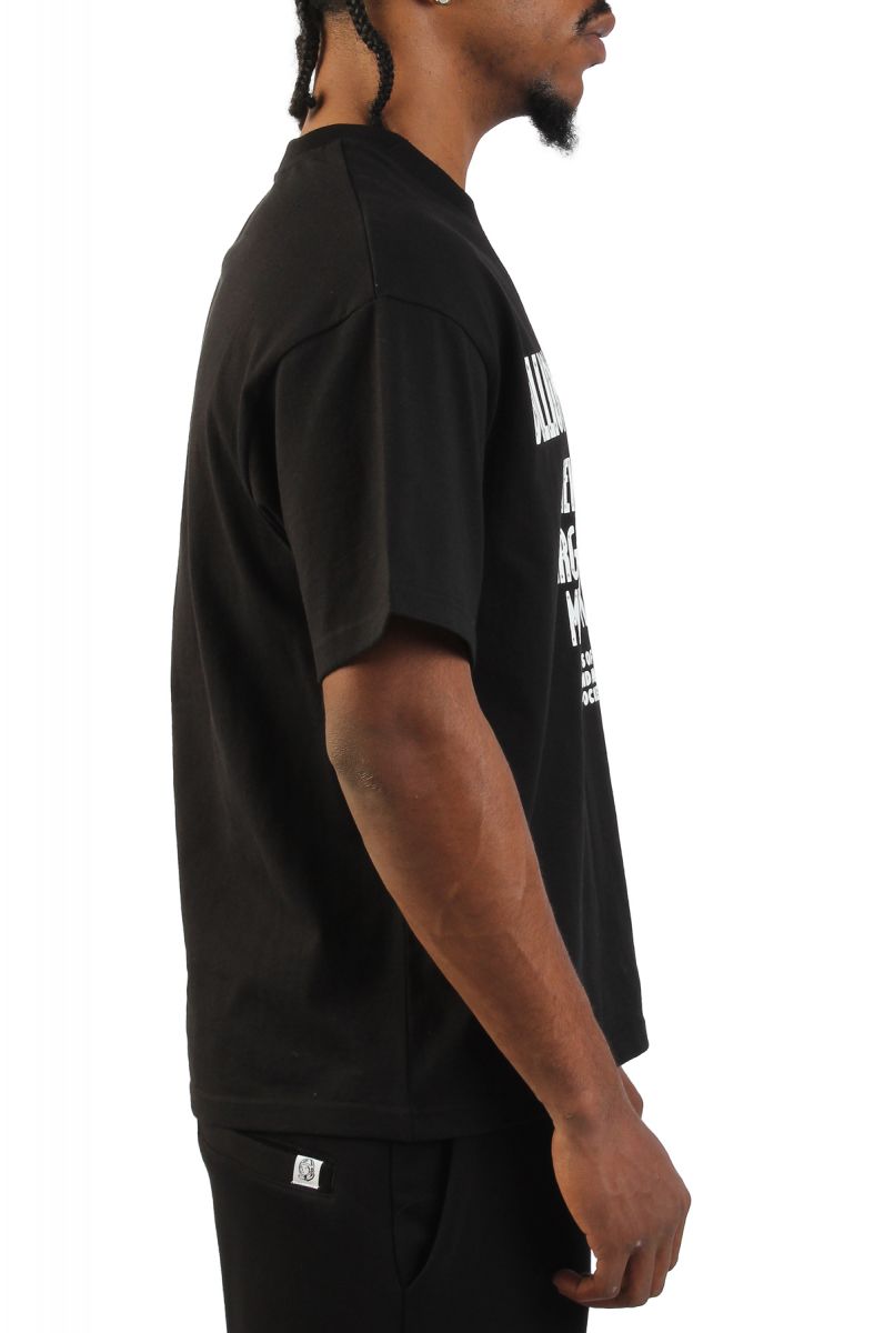BILLIONAIRE BOYS CLUB Club Knit Boxy Fit T-Shirt 861-1313-BLK