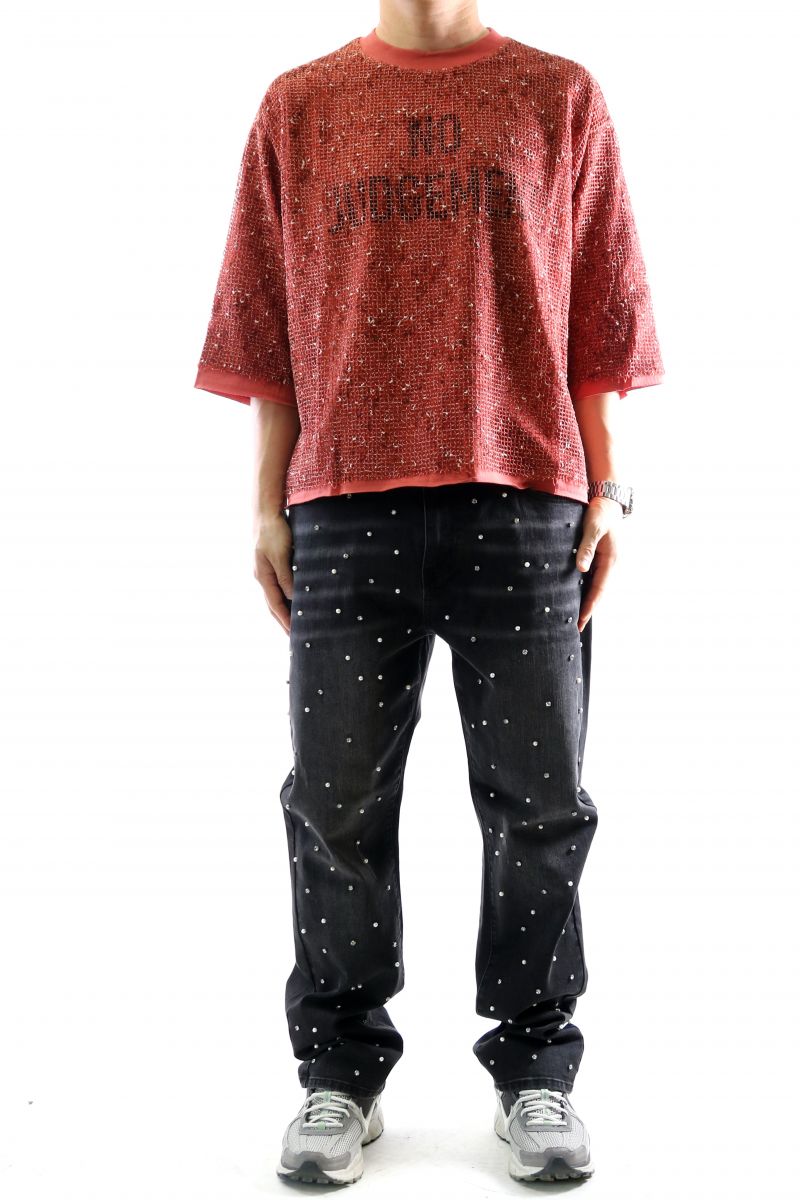 KLEEP Celestial S/N Jersey 3/4 Sleeve Crop Top Tee KT-1860