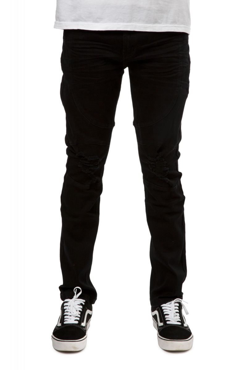 HIGH CALIBER Franklin Panel Jeans C12563-BLACK - Karmaloop