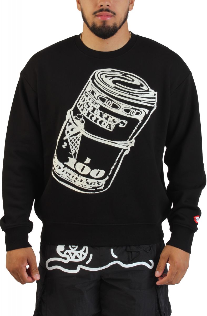 ICE CREAM Roll Crew Sweatshirt 451-6307-BLK - Karmaloop