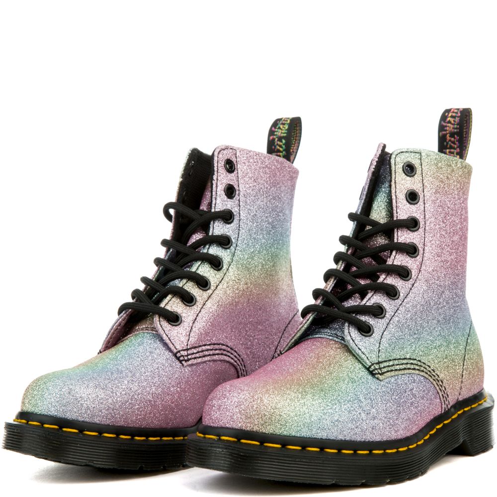 sparkly doc marten boots womens