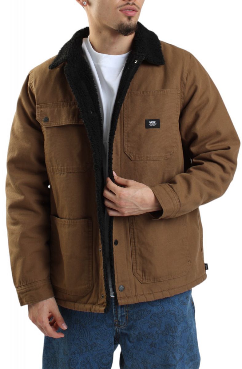 VANS Drill Chore Coat Sherpa Jacket VN000FWFCR6 - Karmaloop