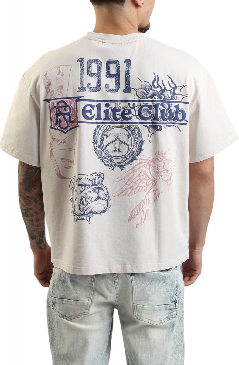 トップス The Hermit Club for LANE BY Tee SMOKE RISE Elite Club T-Shirt KT25263SK-PAR - Karmaloop