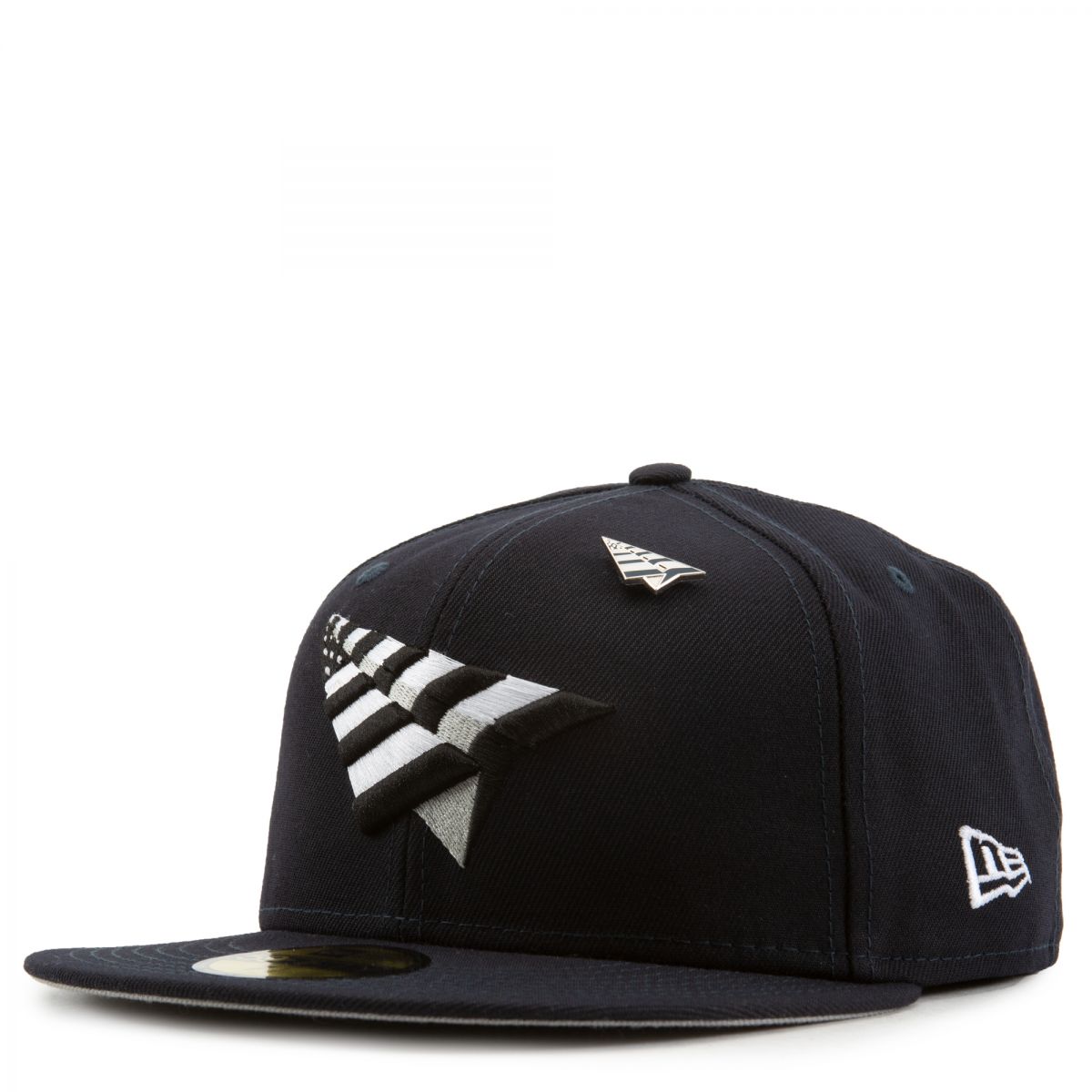 PAPER PLANES Crown Fitted Hat 0017H801-NAVY - Karmaloop