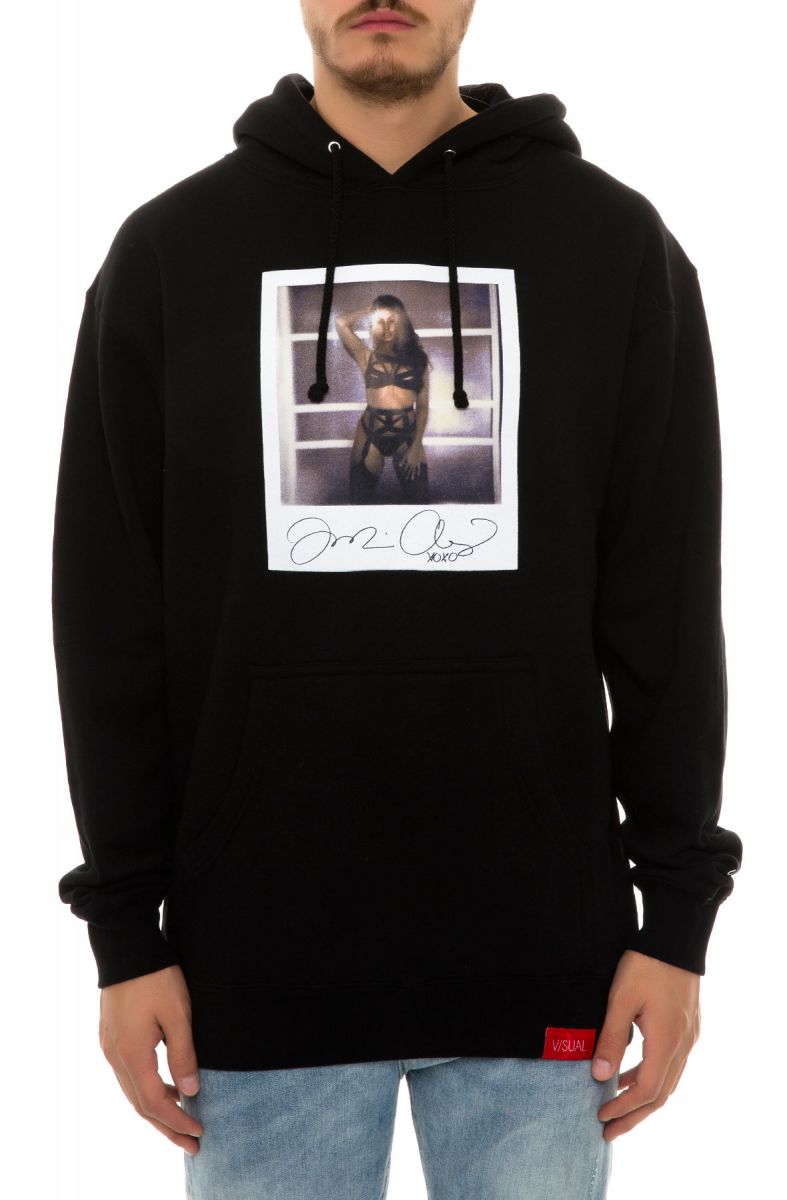 polaroid black hoodie