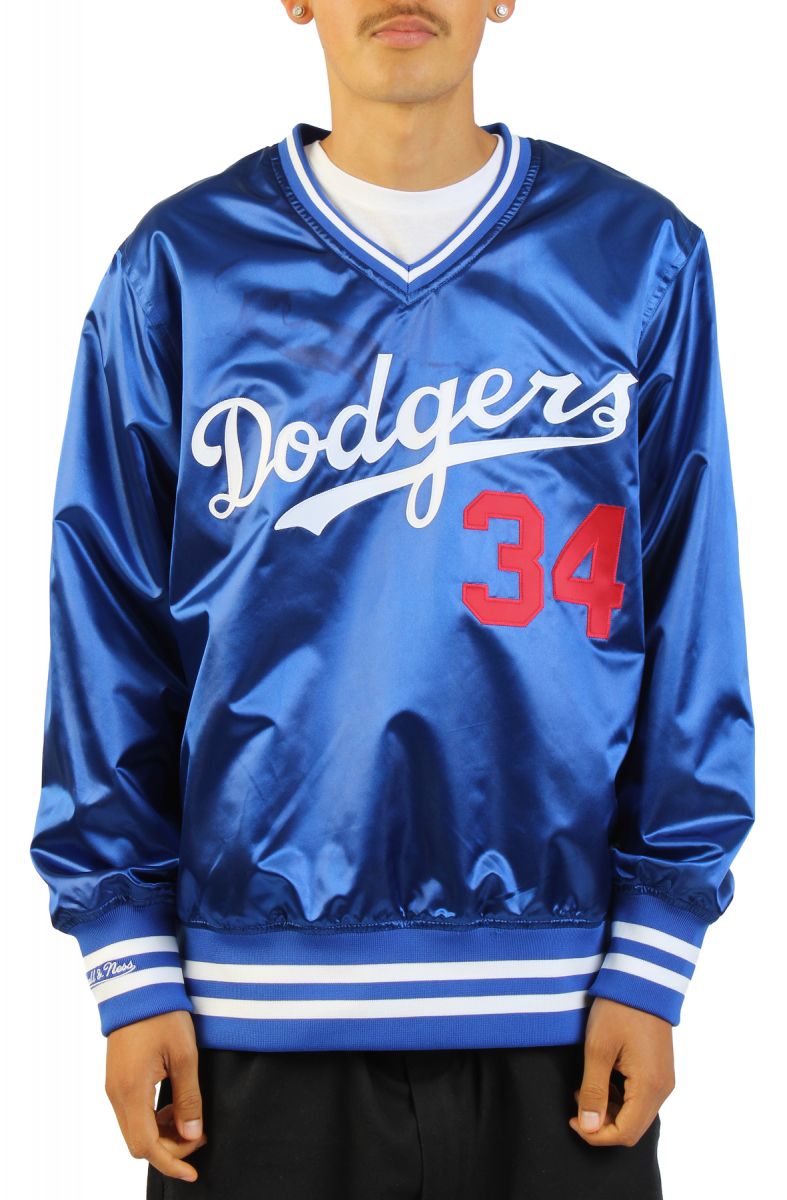 MITCHELL & NESS MLB Los Angeles Dodgers Authentic V-Neck Pullover