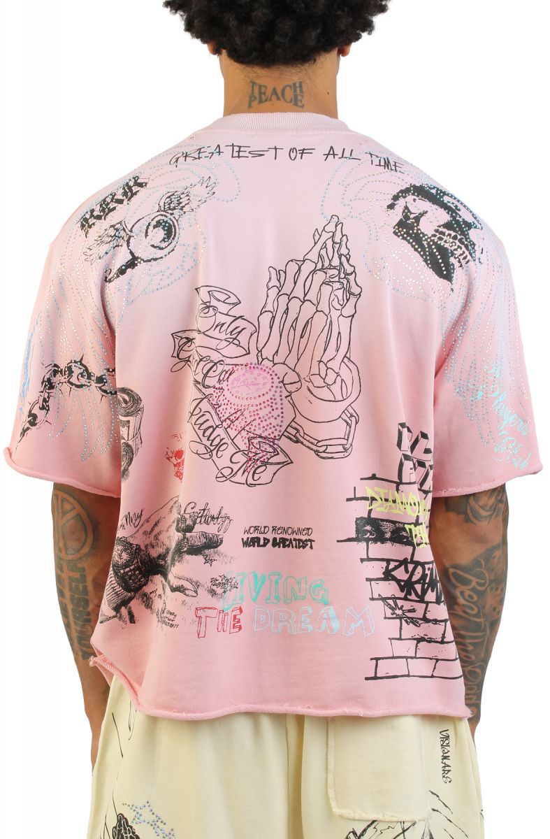 REBEL MINDS Culture T-Shirt 610-31101PNK - Karmaloop