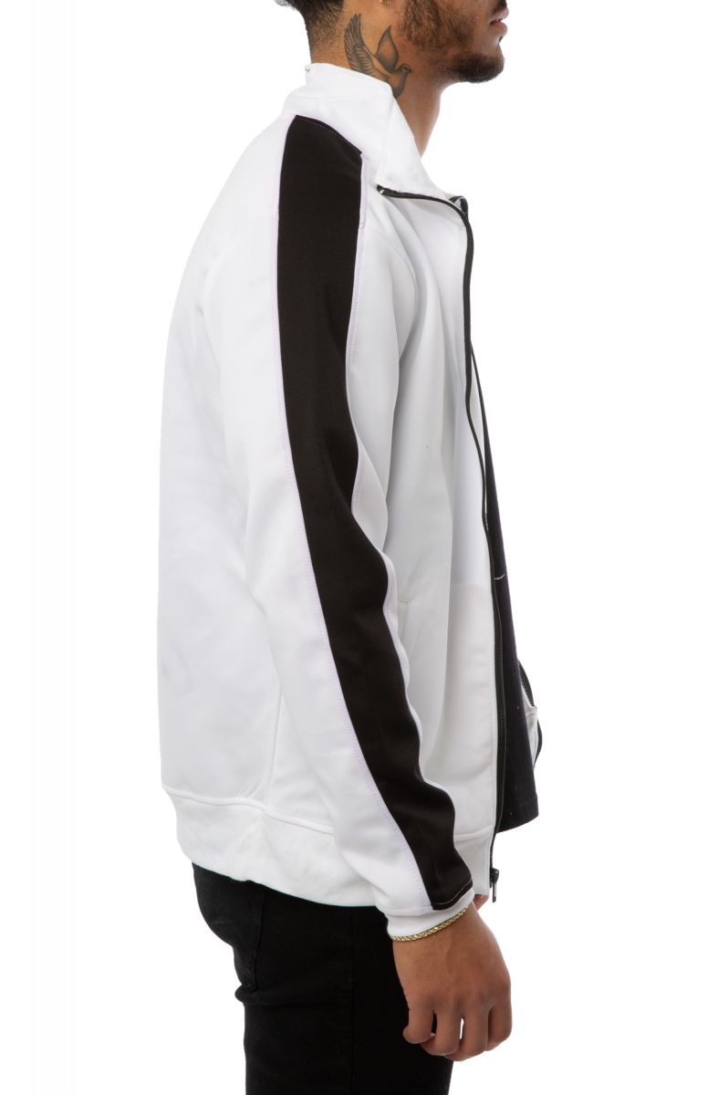 BLEECKER AND MERCER Bleecker Track Jacket F805WHBK PLNDR