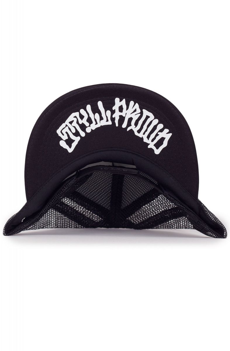 STILL PROUD Drip Black Trucker Hat 0000SP73 Karmaloop