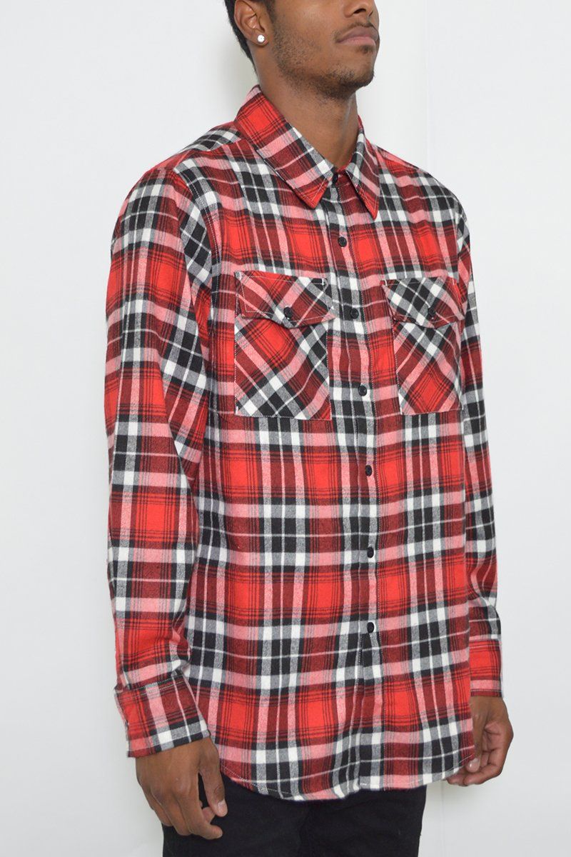 flannel checkered jacket