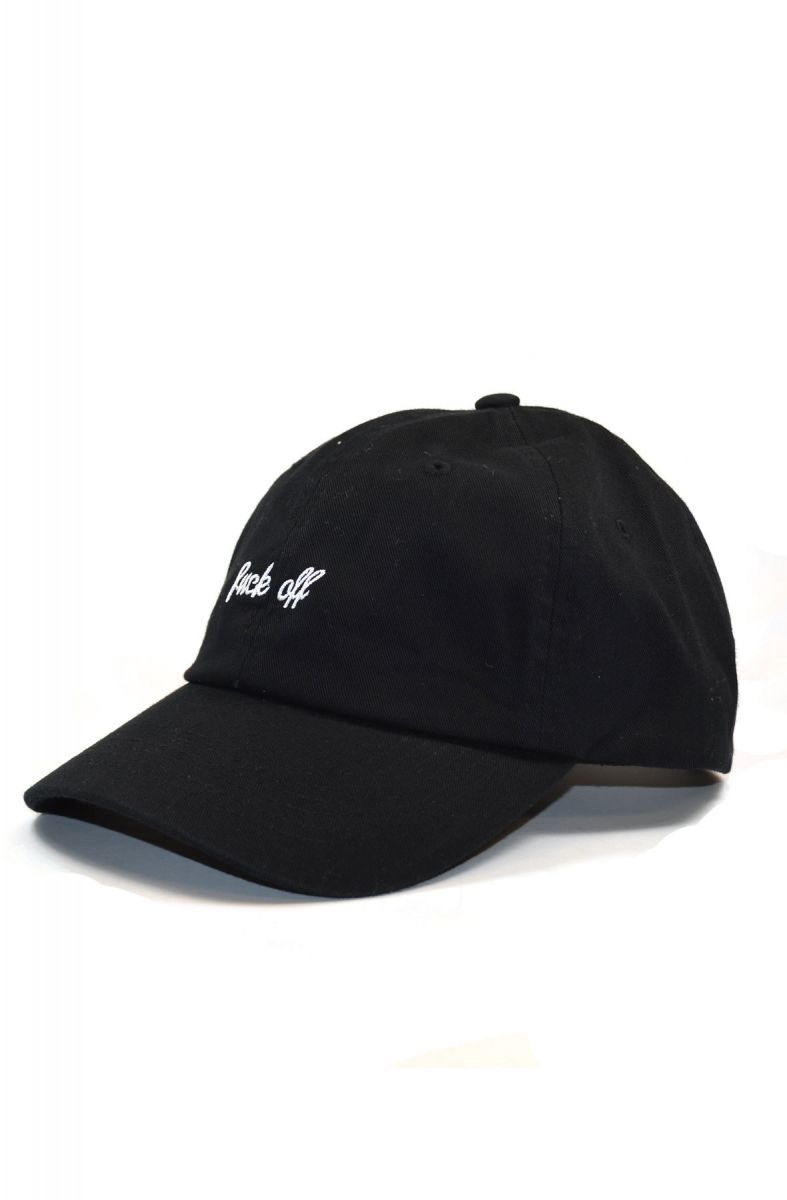 SPOILED PEASANTS Fuck Off Dad Hat in Black TG22-31-3 - Karmaloop