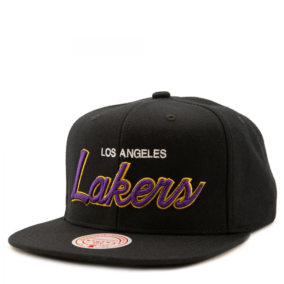 Mitchell And Ness Los Angeles Lakers Script Snapback 6hssmo20095 Lalblck Karmaloop