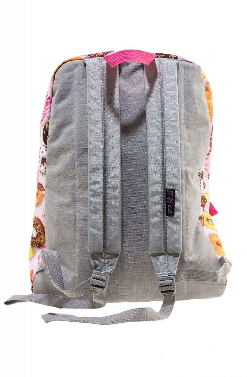 JanSport Backpack Superbreak Donuts Pink