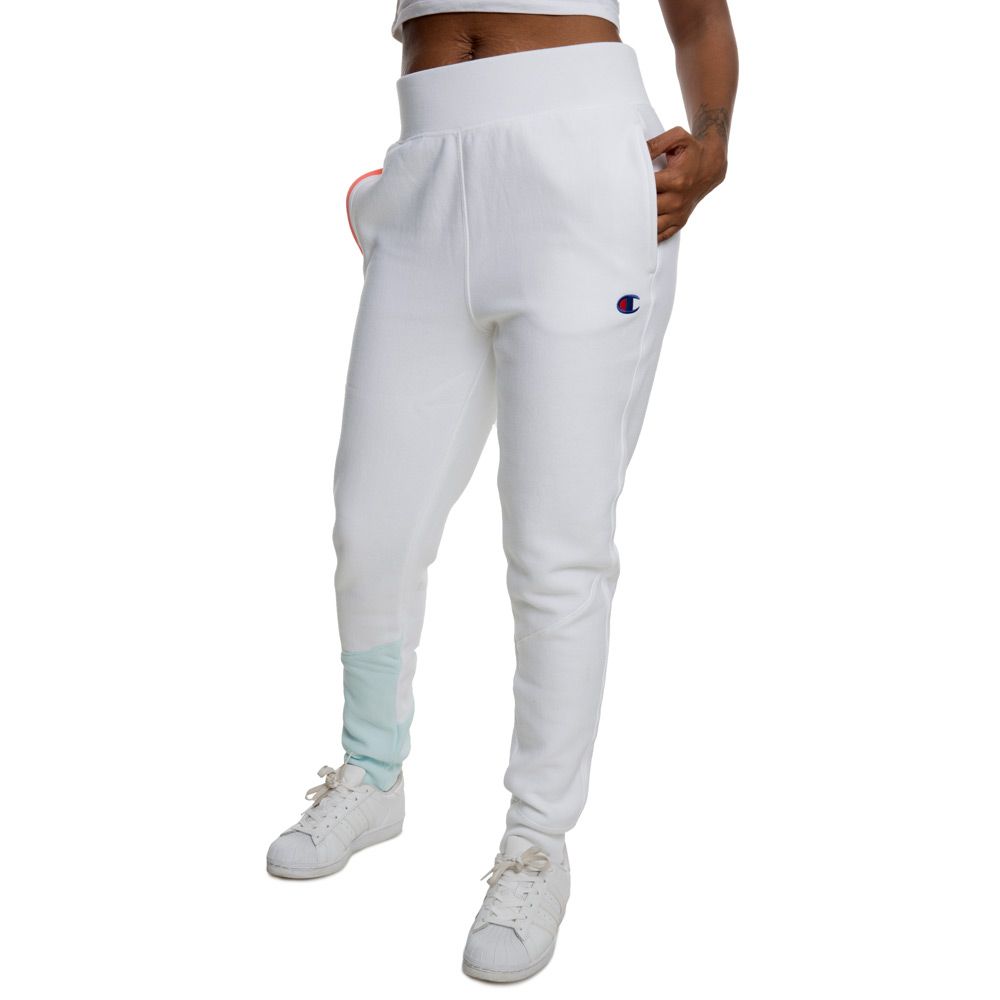 champion womens reverse weave jogger with chainstitch c logo