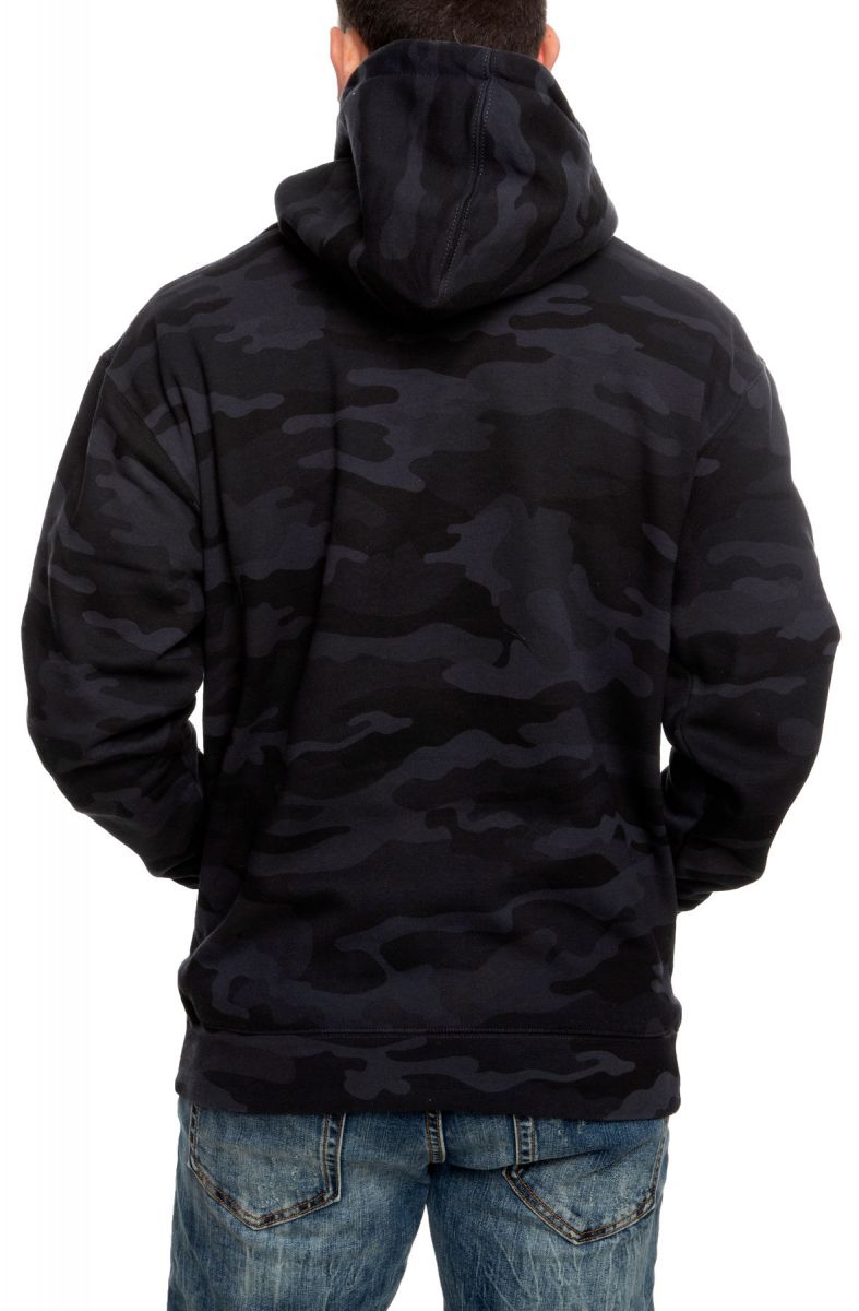 black camo hoodie