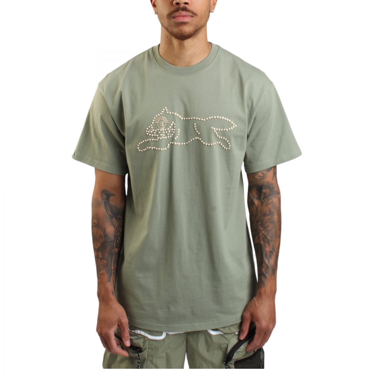 【COLOR iN ID】Cream Linkle Scarf T-shirt Armine Silver Transitional Monogram Pattern Twill Silk Scarf