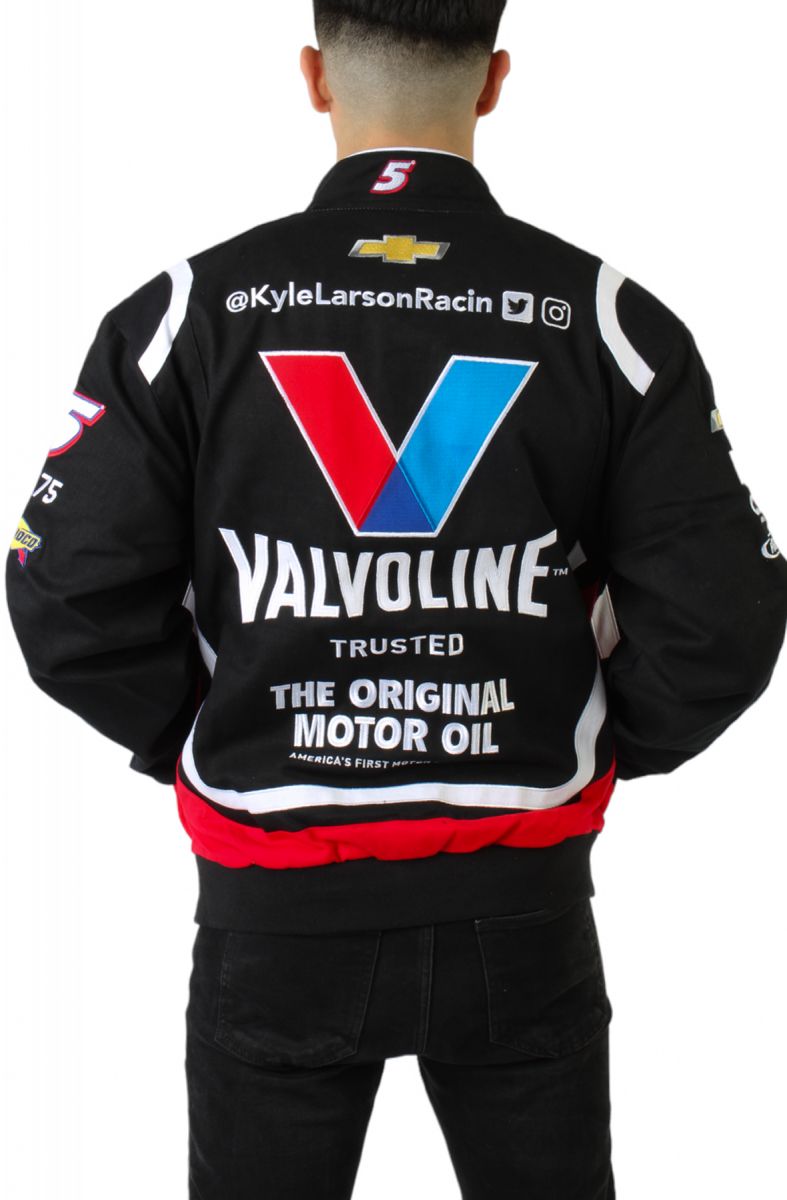 JH DESIGN Valvoline Racing Jacket KLO303VA23-BLK-RED - Karmaloop