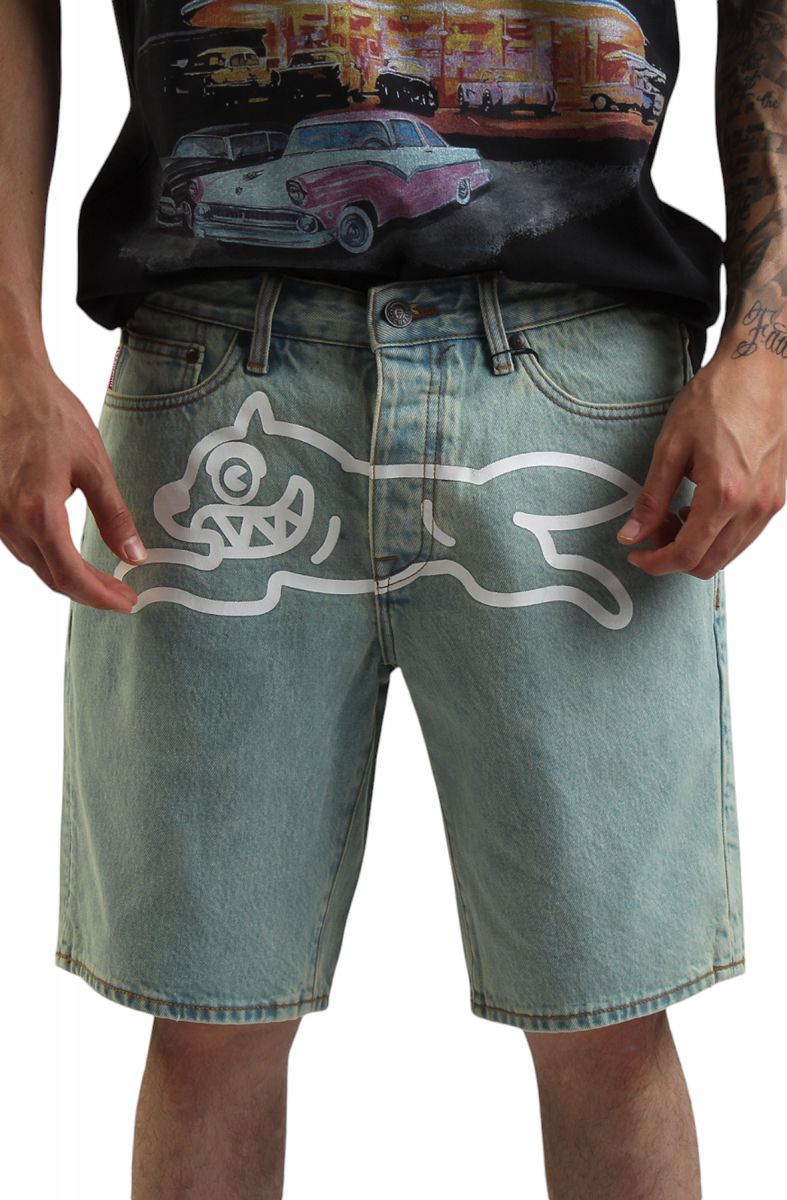 ICE CREAM Blue Dog Jean Shorts 451-3101-BLU - Karmaloop