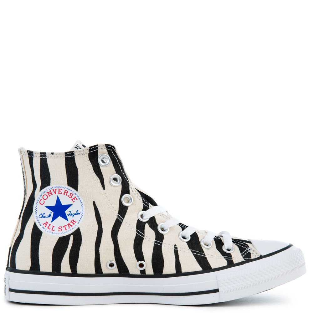 chuck 70 archive print high top zebra