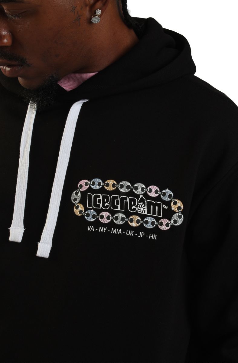 ICE CREAM Chain Hoodie 461-1313-BLK - Karmaloop