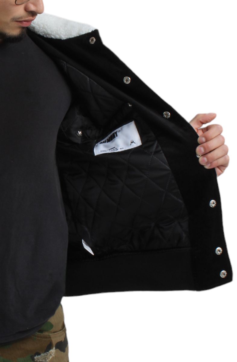 MEMORY LANE Varsity Jacket ML-HO23-307BLK - Karmaloop