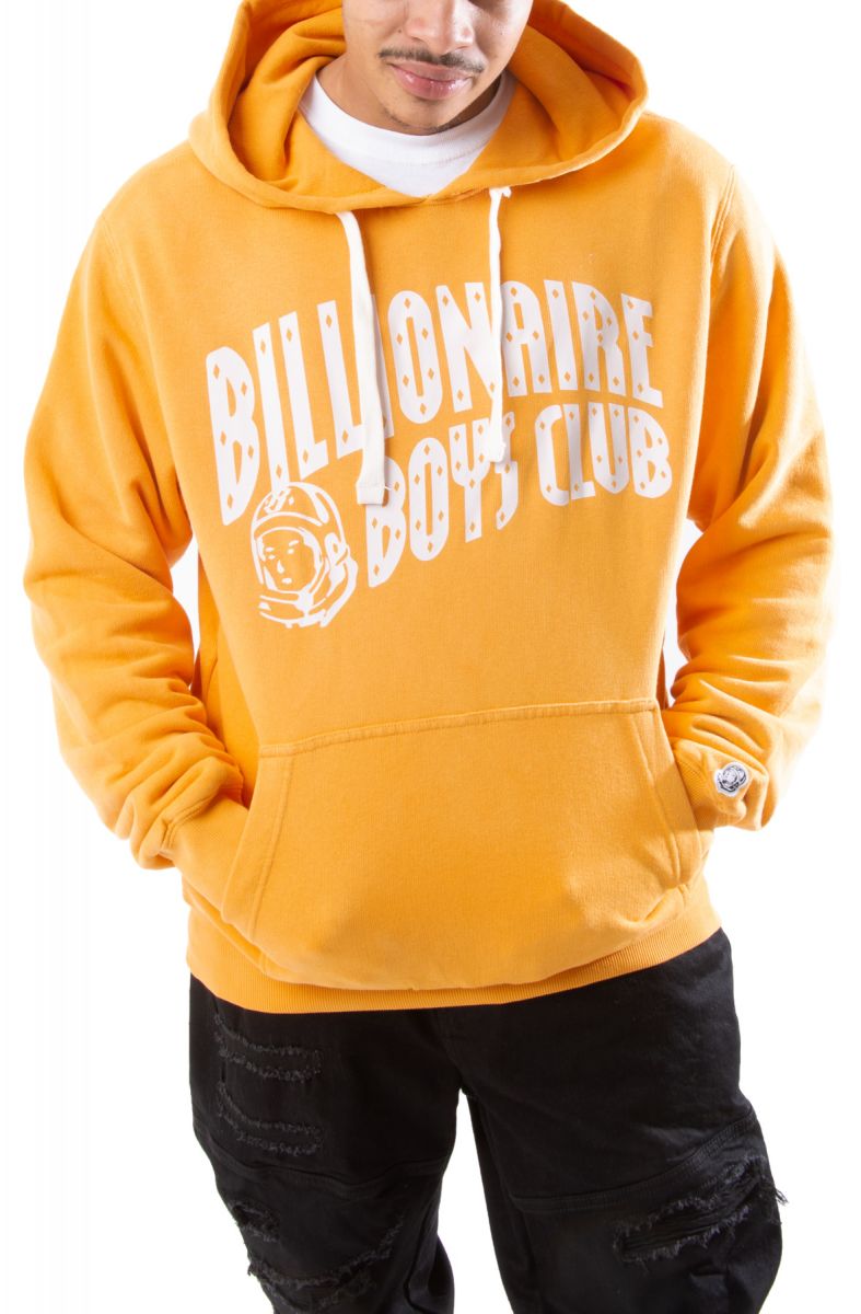 Billionaire boys store club yellow hoodie