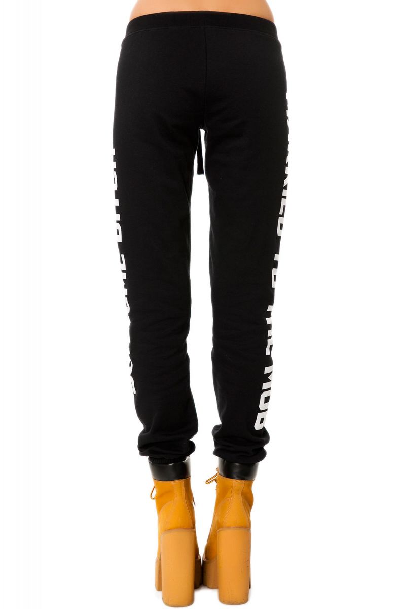 supreme black sweatpants