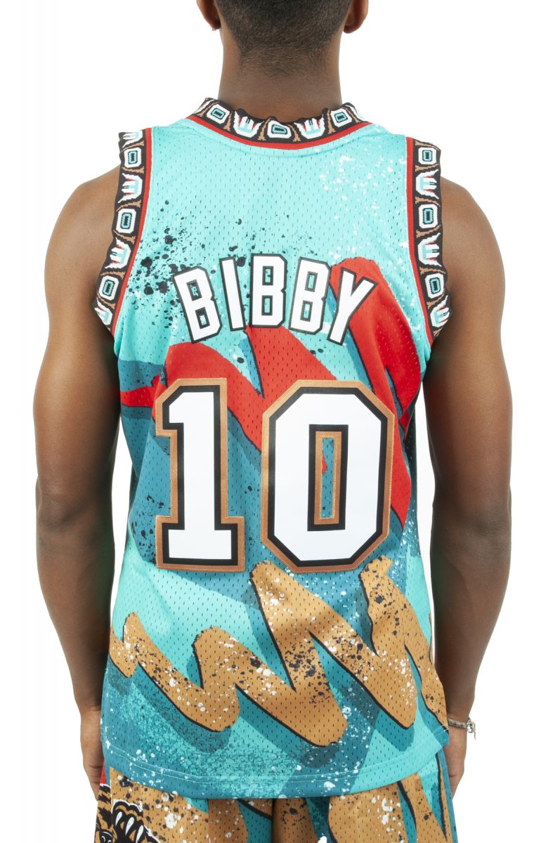 Vancouver Grizzlies Hyper Hoops Swingman Jersey - Mike Bibby By Mitchell &  Ness - Teal - Mens