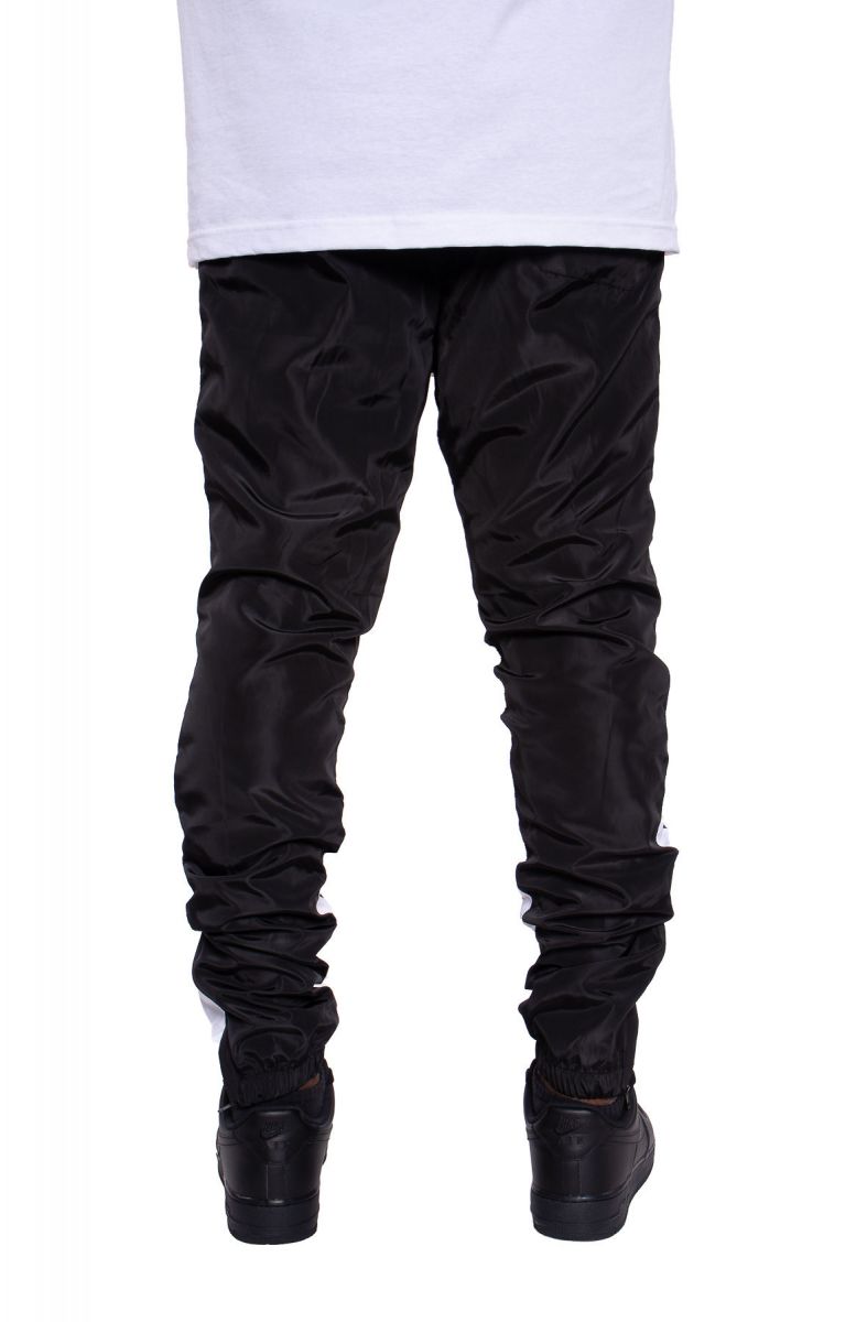 straight leg nylon track pants