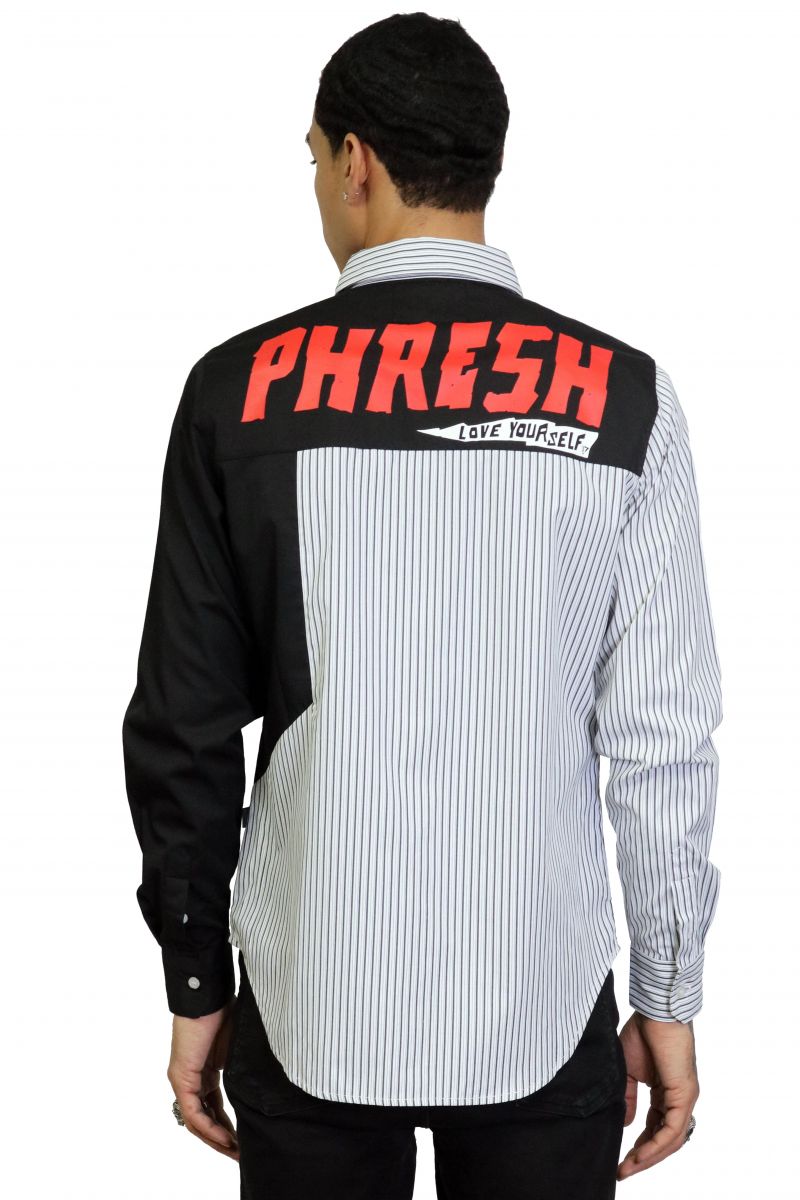 CaleカルSTRIPE SHIRT JACKET Men's Twill Zip Shirt Jacket | Men's Tops | Abercrombie.com