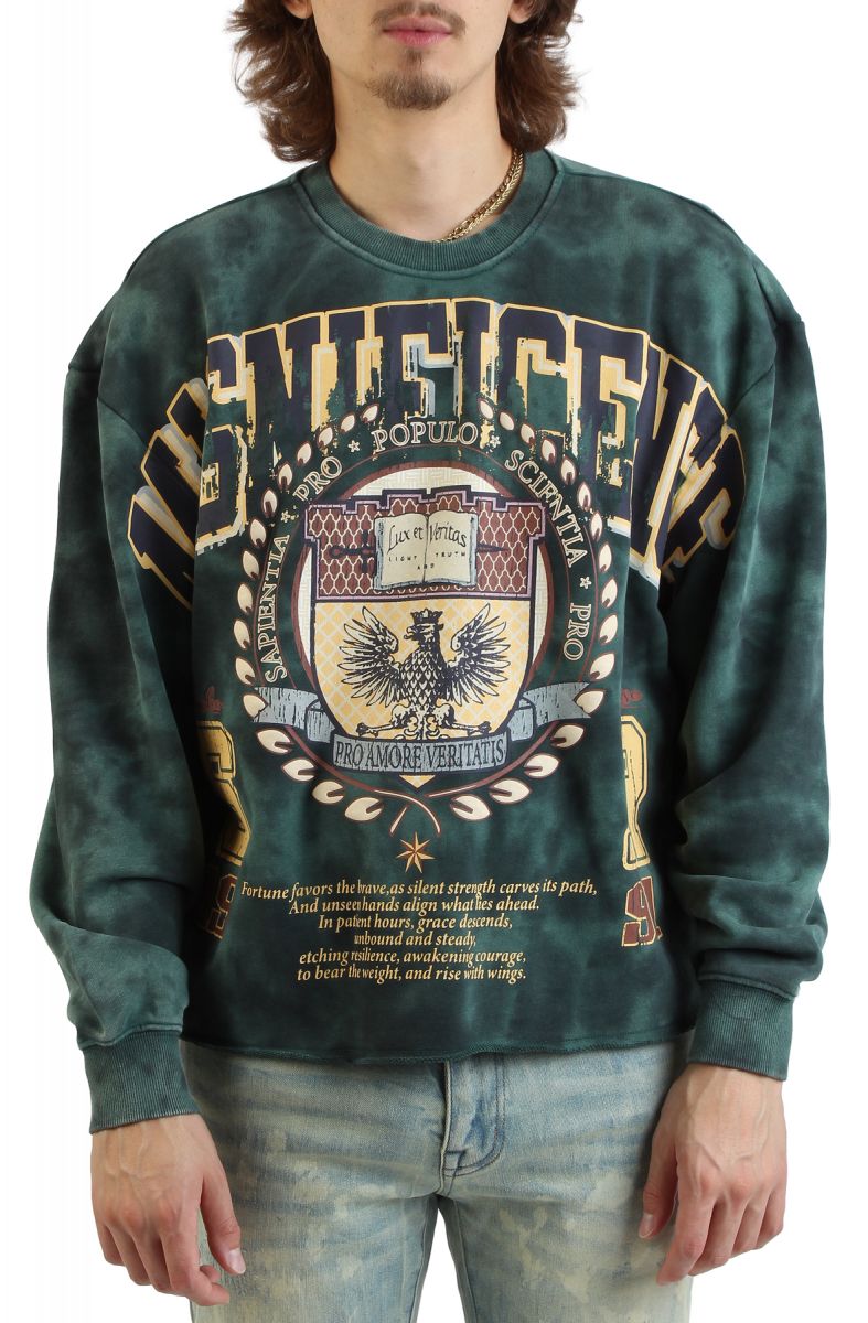 SMOKE RISE Magnificence Terry Crewneck FO25576SK-JBUG - Karmaloop