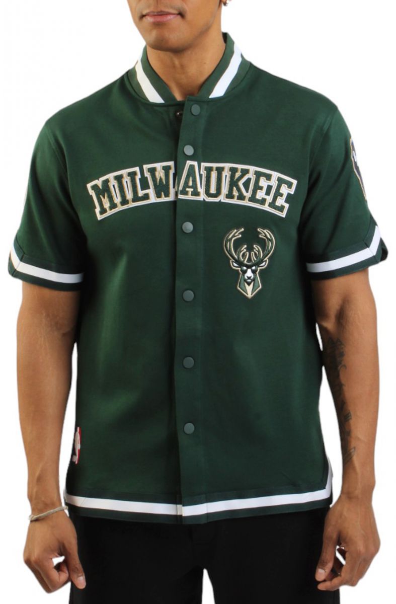 PRO STANDARD Milwaukee Bucks Warm Up Jersey BMB1515544-FOR - Karmaloop