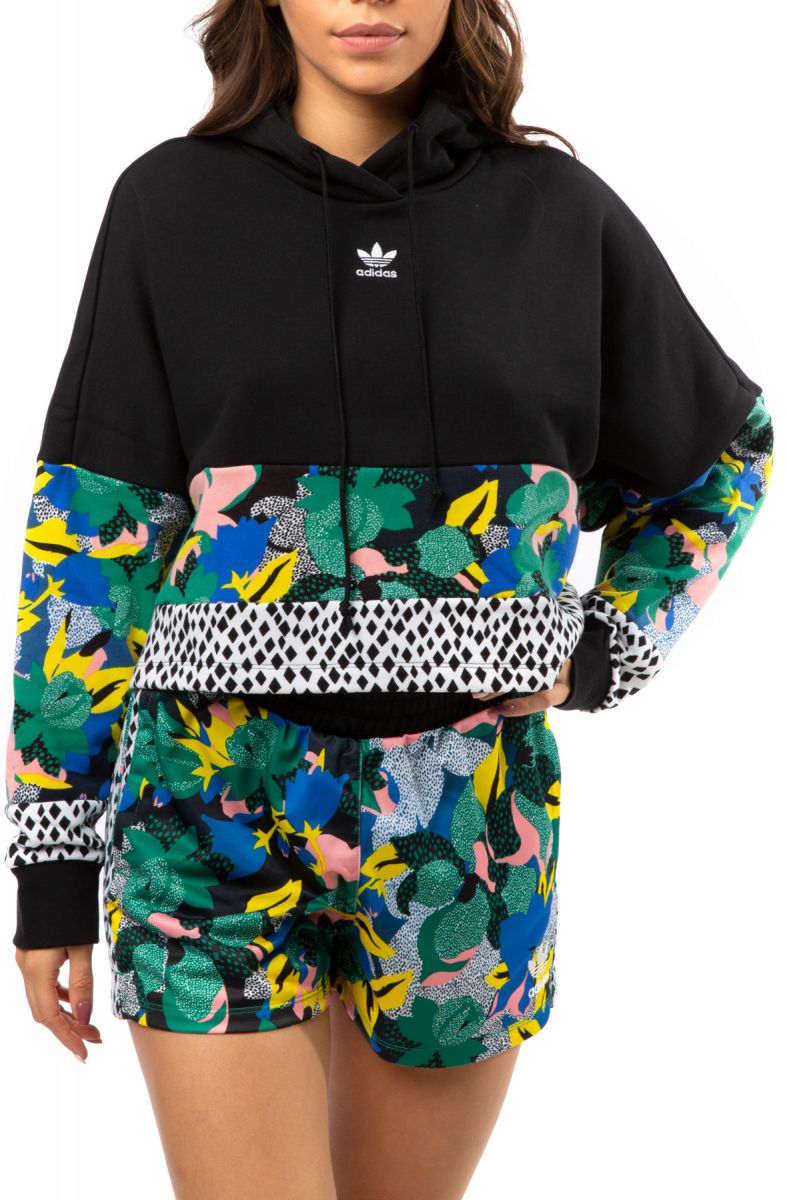 Adidas her studio hotsell london cropped hoodie