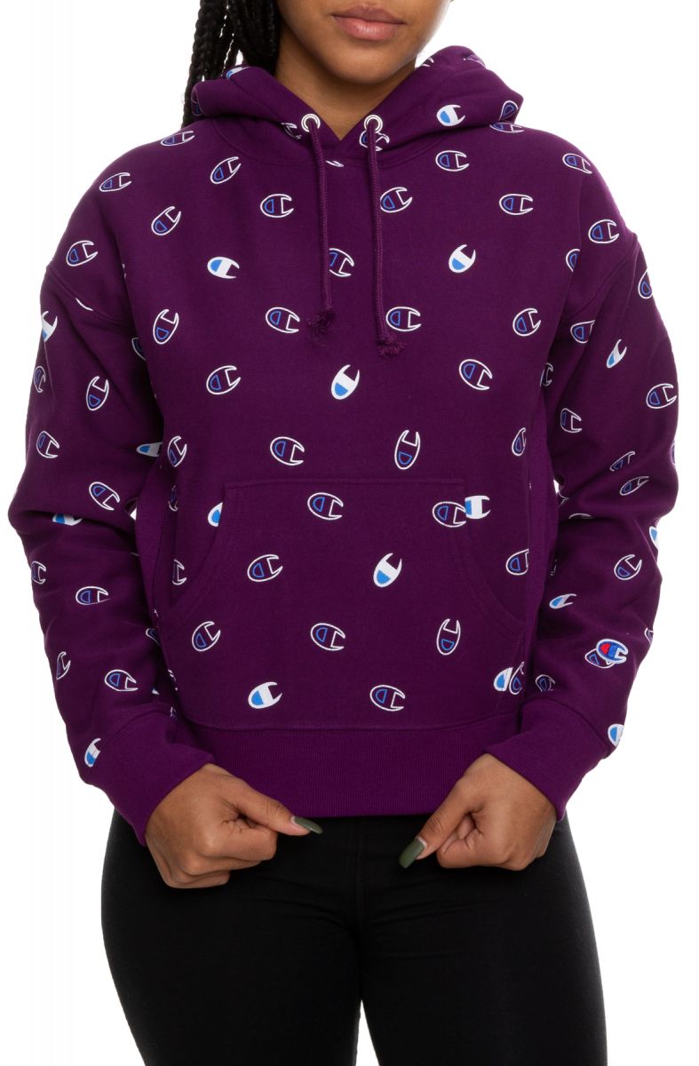 reverse weave pullover