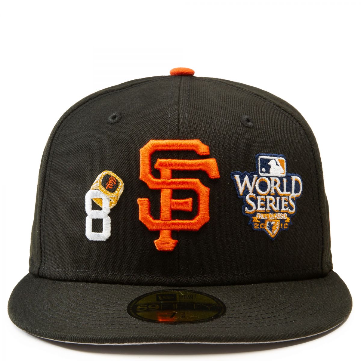 NEW ERA CAPS San Francisco Giants 8x World Champions 59FIFTY Fitted Hat ...