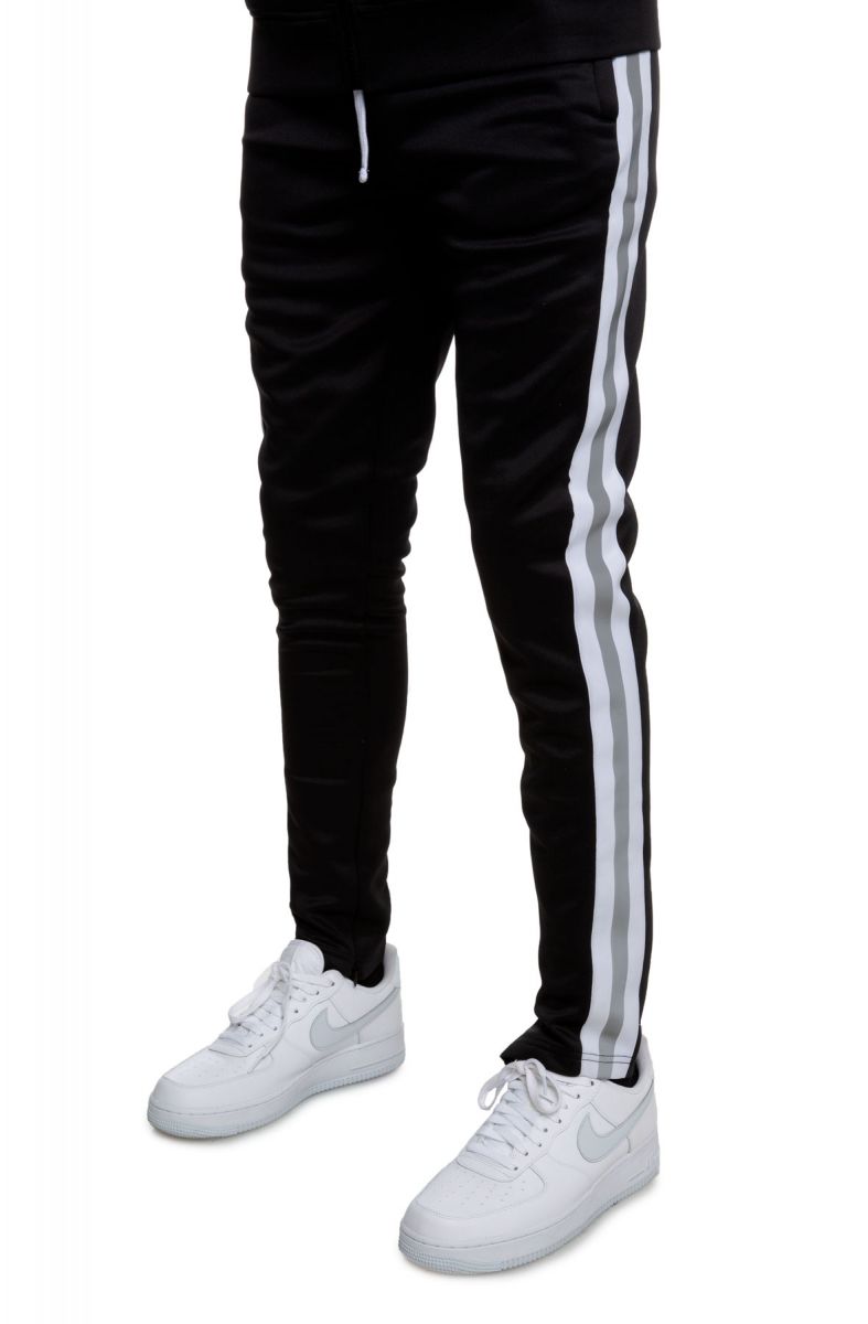 rainbow reflective track pants