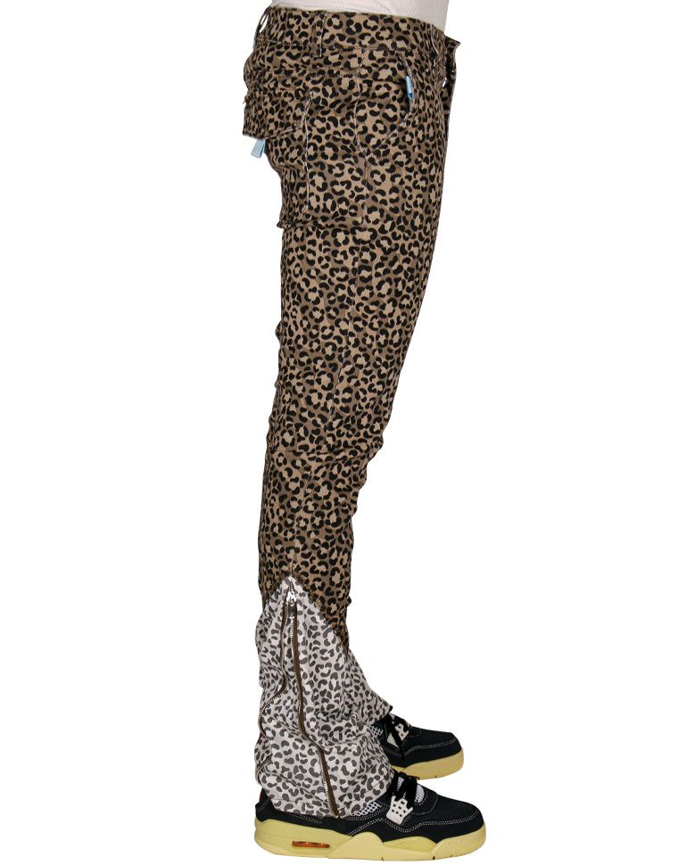 №689【DENIM✖️Leopard巾着バケツBAG】DENIM Remake THE HIDEOUT CLOTHING Tropics Leopard Denim Jeans THC-TR-3B