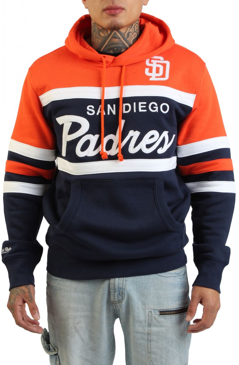 MITCHELL & NESS MLB San Diego Padres Head Coach Pullover Hoodie